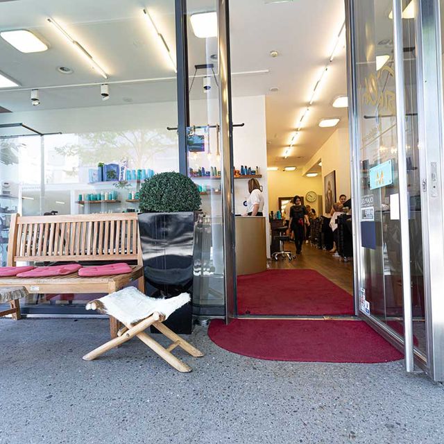 Eingangsbereich vom Friseursalon in Dornbirn